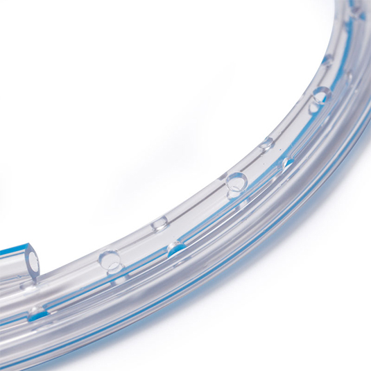 Tube de drainage perforé plat en silicone