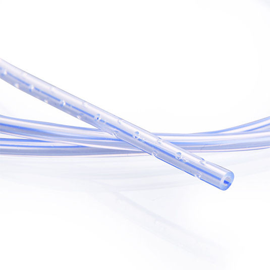 Tube de drainage perforé plat en silicone