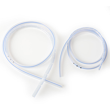 Tube de drainage perforé plat en silicone